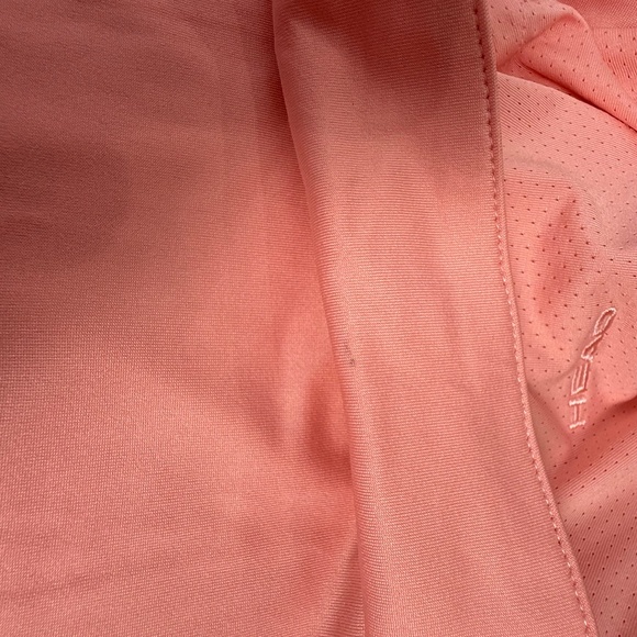 Head Golf Women's Classic Sleeveless Polo Dress, Orange/Cream, Size S NWT - Picture 10 of 10